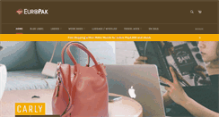 Desktop Screenshot of europakbags.com