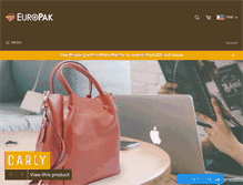 Tablet Screenshot of europakbags.com